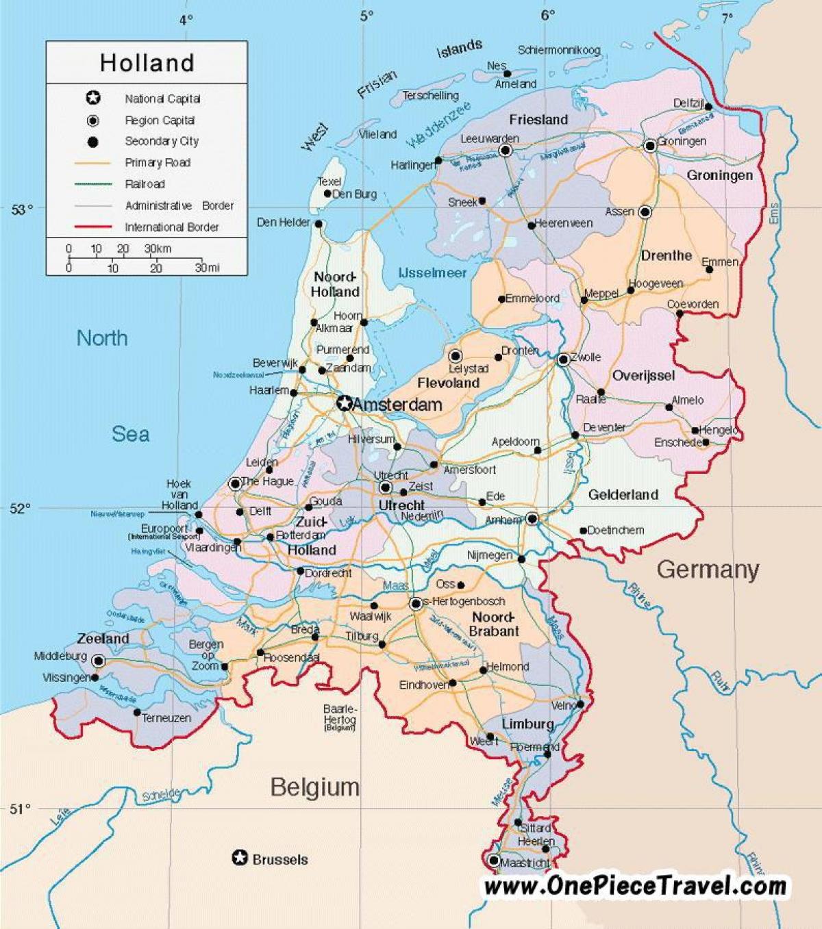 Holandia importem mapie