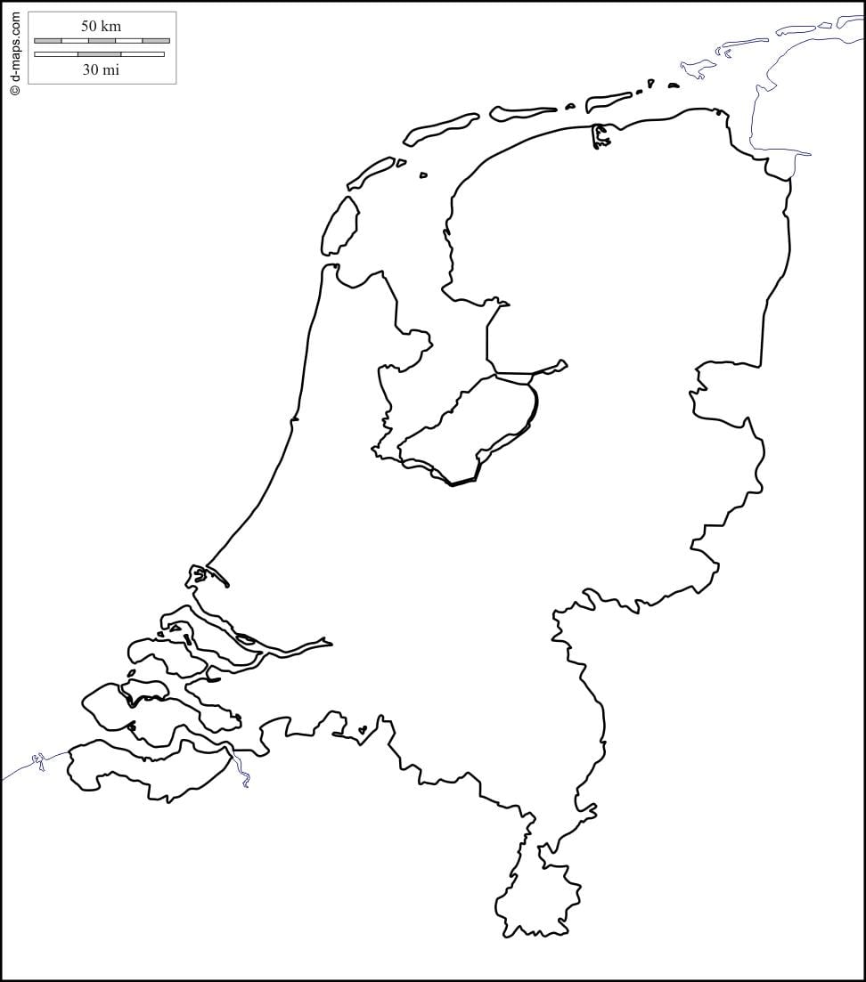 formularz mapa Holandii