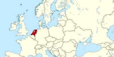 Mapa Europy Holandia