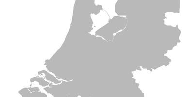 Holandia mapa wektor
